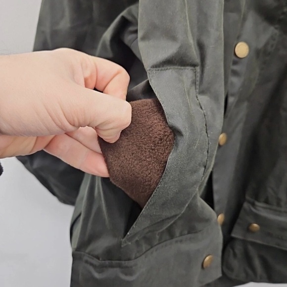 Barbour Men's Beaufort Jacket from the UK Size: XL - Color: Dark Green - Picture 8 of 14